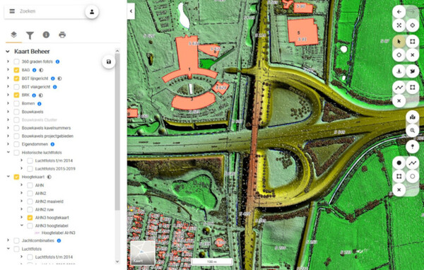 De GIS Viewer van COOK